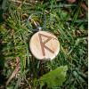 БРЕЛОК ДЕРЕВ'ЯНИЙ РУНА РАЙДО РУЧНА РОБОТА (HANDMADE RAIDO WOODEN FLEECE KEYRING)